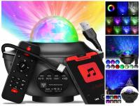 PROJEKTOR gwiazd LED Lampka nocna Głośnik rzutnik