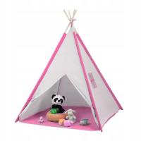Розовый вигвам палатка для детей супер весело