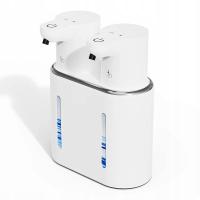 Ładny biały podwójny bezdotykowy automatyczny dozownik mydła dyspenser USB