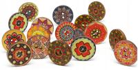 Деревянные пуговицы 50 шт. винтажные большие 20 мм