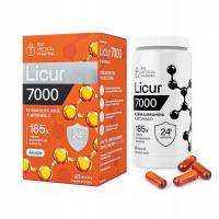 Licur 7000 kurkumina z Witaminą D 60 kapsułek Bio Medical Pharma