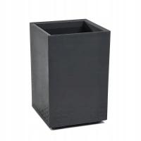 Kwietnik KARO 40x40x60 beton ECO recycled - antracyt - Lamela