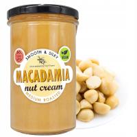 Pasta z orzechów Makadamia średnio palona gładka Smooth Macadamia Naturalna