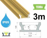 ТИП ЗЛОТЫЙ ВОДОУСТОЙЧИВЫЙ ИП65 ПРОФИЛЯ СИД ТЕРРА ЗЛОТЫЙ 3М ЗОЛОТОЙ ДЛЯ ПРОКЛАДКИ