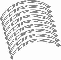 Наклейки для обручей FORZA набор наклеек