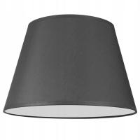 ABAŻUR STOŻEK DO LAMP ŻYRANDOLA KLOSZ NA E27 E14 KLASYCZNY SZARY BETON 30cm