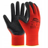 Пара перчаток рабочие перчатки с латексным покрытием прочные толстые r10