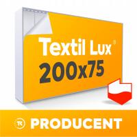 Kaseton reklamowy LED TEXTIL 200x75cm