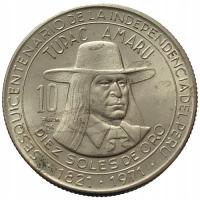 44845. Peru - 10 soli - 1971r. - okolicznościowa