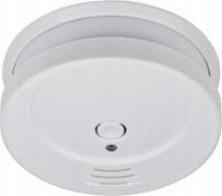 CZUJNIK DYMU RM Z WYMIENNĄ BATERIĄ Z NORMĄ EN SYGNAŁ ALARMOWY KOLOR BIAŁY