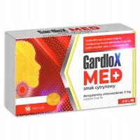 Gardlox Med na ból gardła smak cytrynowy 16 pastylek, na ostry ból gardła