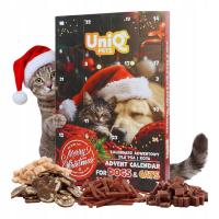 KALENDARZ adwentowy dla kota ze smaczkami na każdy dzień na święta 24 dni
