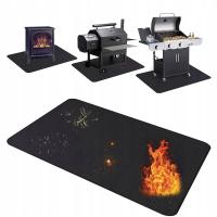 MATA ŻAROODPORNA POD KOMINEK FRYTKOWNICE PIEC 60X40CM OGNIOODPORNA