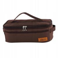 Torba do przechowywania sztućców Uchwyt na sztućce Brązowy