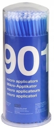 Премиум Плюс микро аппликаторы microbrush для ресниц, BONDU большой 2,5 мм 100шт