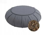 Poduszka do medytacji jogi relaksu okrągła z gryką siedzisko Zafu gryczana