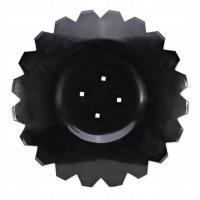 Talerz UNIA Ares 460 mm 4 otwory Z-20 przetłoczony STAL BOROWA