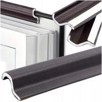 USZCZELKA DO OKIEN OKNA DRZWI SAMOPRZYLEPNA WODOODPORNA TAŚMA BRĄZOWA 4m