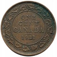 45926. Kanada, 1 cent, 1911r.