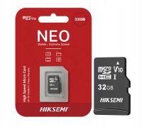 Karta pamięci microSD 32GB do kamer IP / WiFi NEO HikSemi by Hikvision
