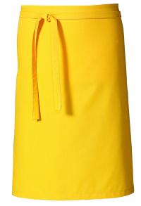 ZAPASKA FARTUCH KELNERSKI RESTAURACYJNY GASTRONOMICZNY ŻÓŁTA 70 X 60 CM