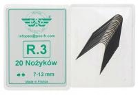 Nożyki do nacinarki PSO R3 7-13 mm 20 szt.