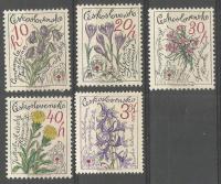 Czechosłowacja 1979 Mi 2494-2498 Czyste **