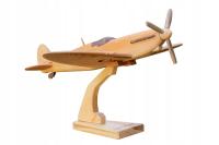 Большая модель самолета Spitfire деревянный истребитель
