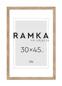 Ramka na zdjęcia 30x45 cm 45x30 cm Brzoza