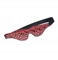 BLINDFOLD MASKA NA OCZY Z EKOSKÓRY BONDAGE BDSM