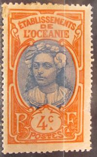 Oceania kolonia francuska stary znaczek (6/16