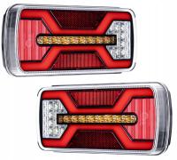 Светодиодные задние фонари 12/24V свет сзади эвакуатор помощь прицеп автобус задние фонари