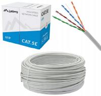 Сетевой кабель UTP RJ45 KAT 5E 50 м многожильный сетевой кабель LAN lanberg