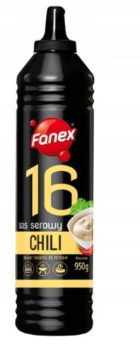 Fanex CHILI сырный соус 950 г острый сырный соус для закусок