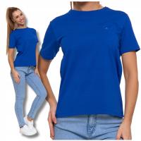 Bluzka Damska T-SHIRT PREMIUM Bawełna Krótki Rękaw Okrągły Dekolt MORAJ