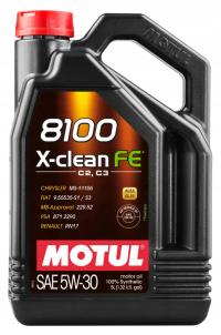 Моторное масло Motul 8100 X-Clean FE 5 l 5W-30