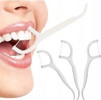 WYKAŁACZKI Z NICIĄ DENTYSTYCZNĄ DO ZĘBÓW NIĆ