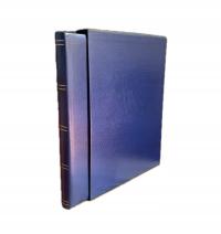 Klaser na znaczki Fischer A4 16-kartkowy z futerałem Granatowy