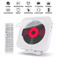 Przenośny odtwarzacz CD stereo Bluetooth Ekran LED Odtwarzacz muzyczny do montażu na ścianie