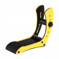 Podpórka pod gitarę elektryczną Stojak antypoślizgowy Przenośny ergonomiczny podnóżek Żółty