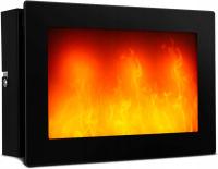 Kominek Lampa Kinkiet Dekoracyjna Eterbiz 90645W1-B + ciepły biały Ł431