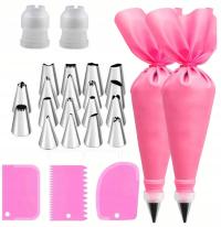 Кондитерские приклады 2x кондитерский мешок торт декоратор торт скребок 24 el