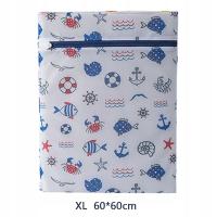 Sailing Pattern Laundry Bag For Washing Machine Protecing Clothes Bras