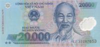Wietnam 20 000 Dong Chu Tich Ho Minh 2022 P-120m