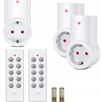 Etekcity розетки с дистанционным управлением ZAP 3LX-3 шт., 2 пульта дистанционного управления типа schuko