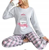 ЖЕНСКАЯ ПИЖАМА С ХЛОПКОВОЙ ПОДКЛАДКОЙ, УДОБНАЯ, С ЛЕОПАРДОВЫМ ПРИНТОМ В ВИДЕ СЕРДЦА