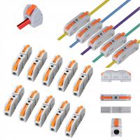 10x SZYBKOZŁĄCZKA PRZELOTOWA KOSTKA DOPINANA 1x1 KABLOWA ZŁĄCZKA Uniwersal