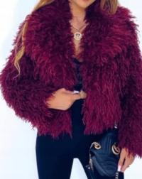 Futerko lama do bioder bordo