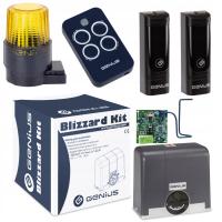 GENIUS Blizzard 400 + Lampa Guard 24V Napęd do bramy przesuwnej automat