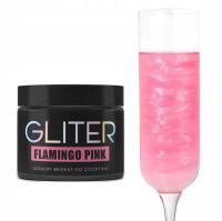 GLITER съедобный блеск порошок для напитков фламинго розовый-Розовый 10 г